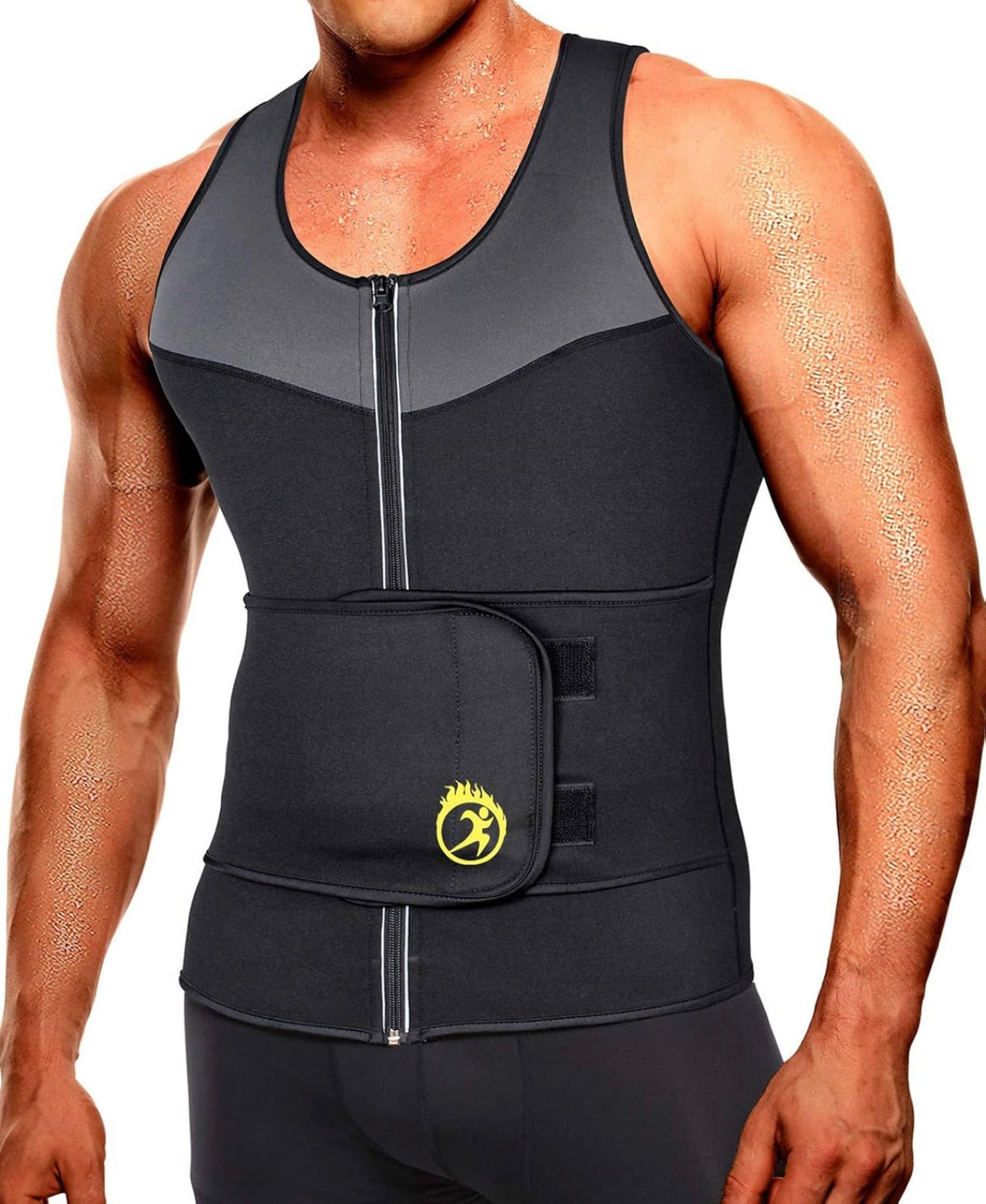 Haut de sudation + ceinture amincissante mixte